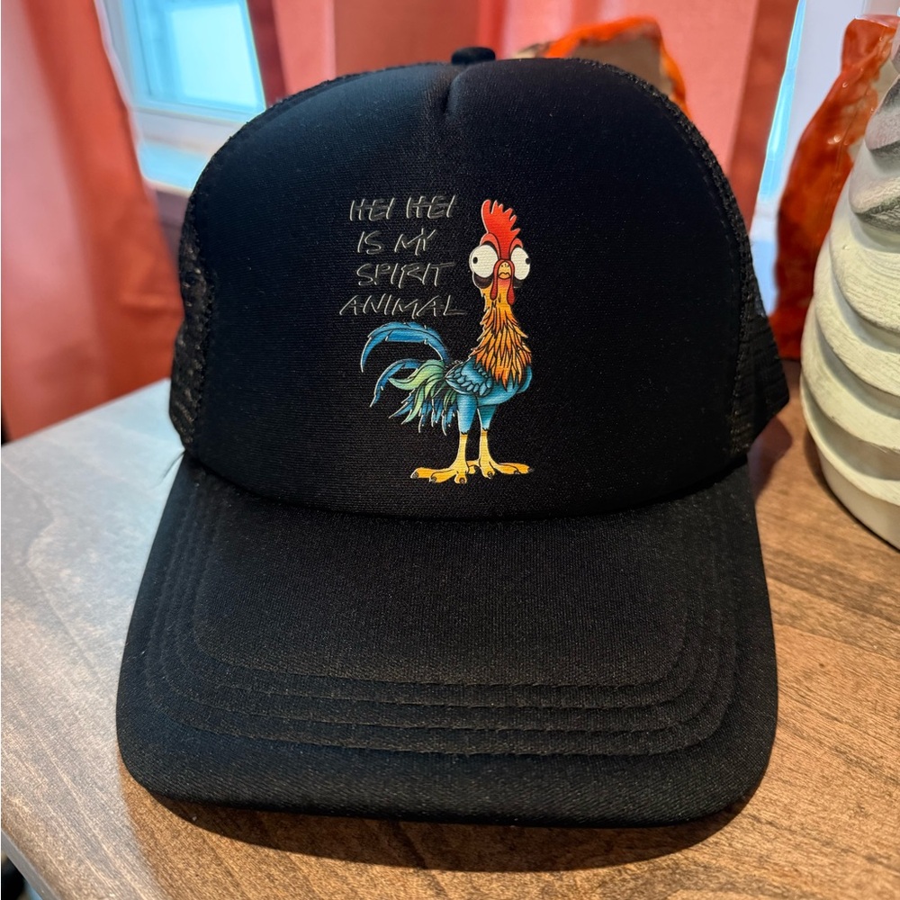 Black Hei Hei Trucker Hat